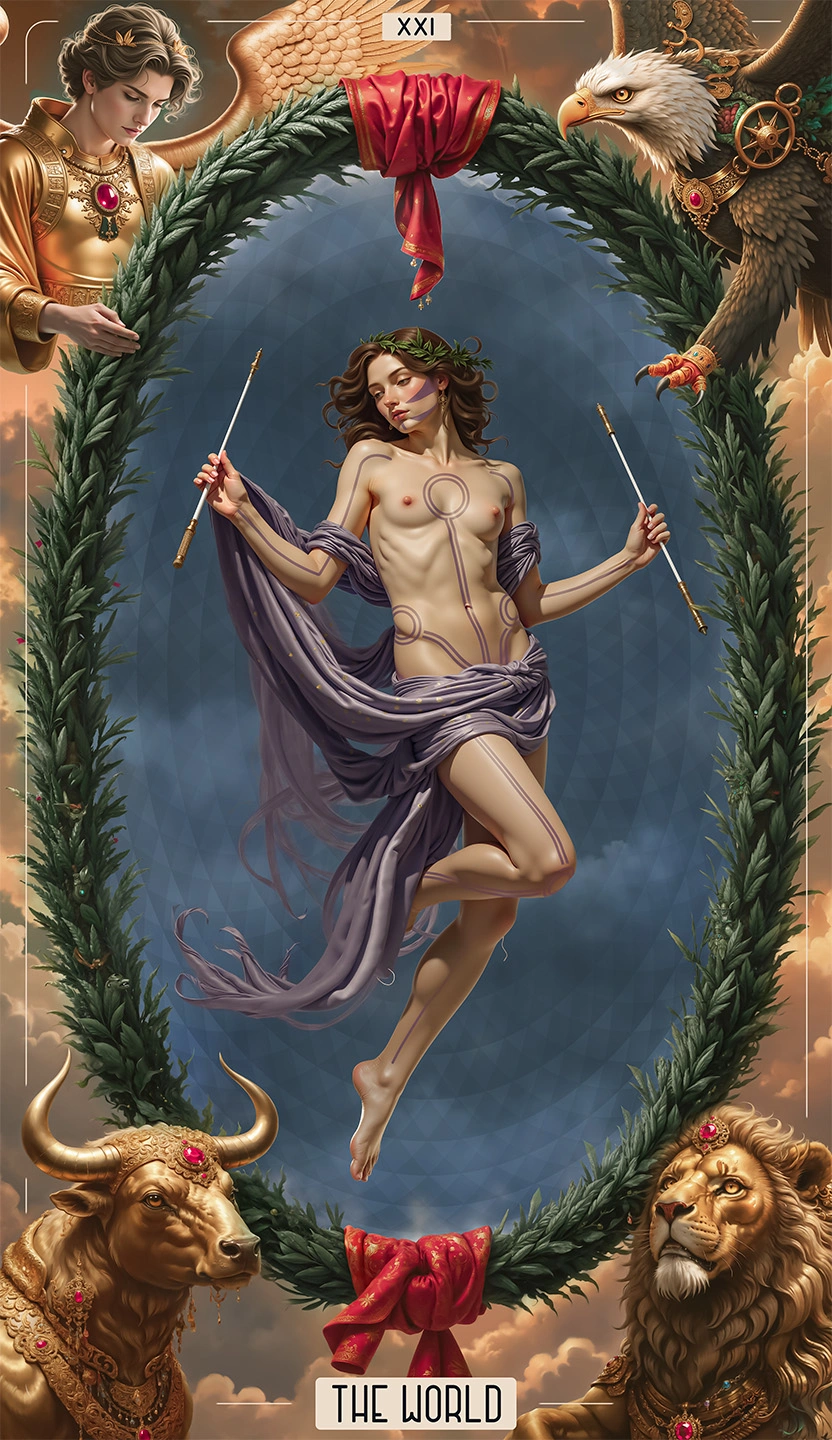 XXI - THE WORLD | Major Arcana Tarot Card Meaning